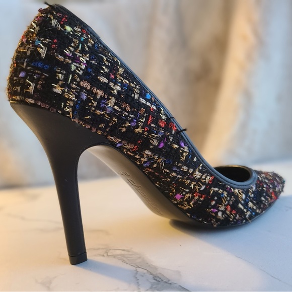 NWOT, CHARLES DAVID, MULTI-COLOR, POINT-TOE PUMPS, SZ 7.5 - Picture 6 of 15